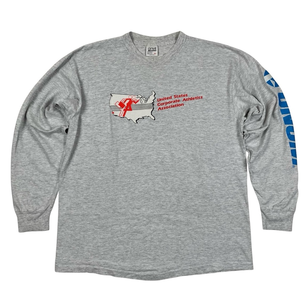 Vintage 1991 USCAA National Track Championship LS T Shirt Santa Barbara CA USA